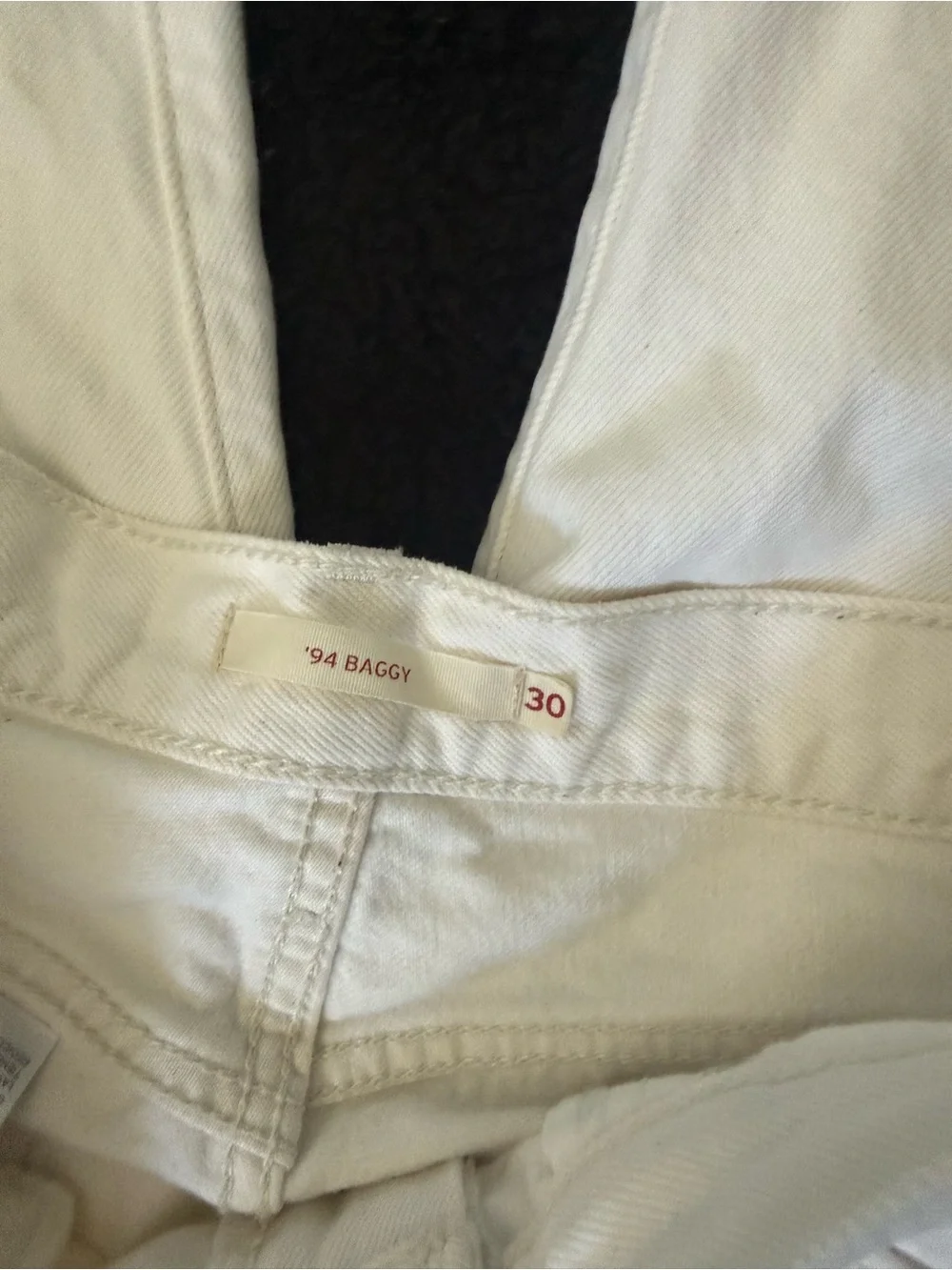 Levi's White Straight-Leg Women's Jeans